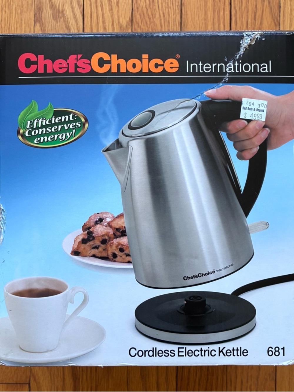 Stainless Steel Cordless Electric Kettle